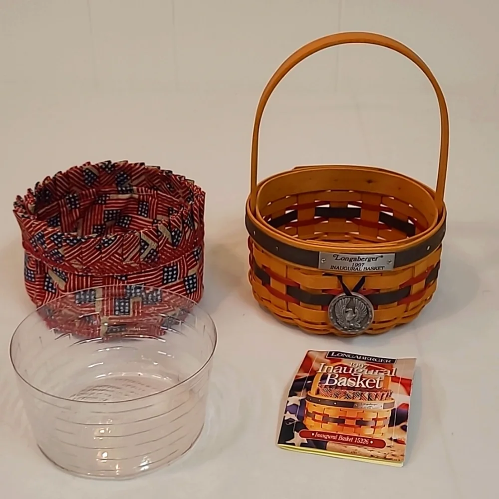 Longaberger 1997 Inaugural Basket with Liner